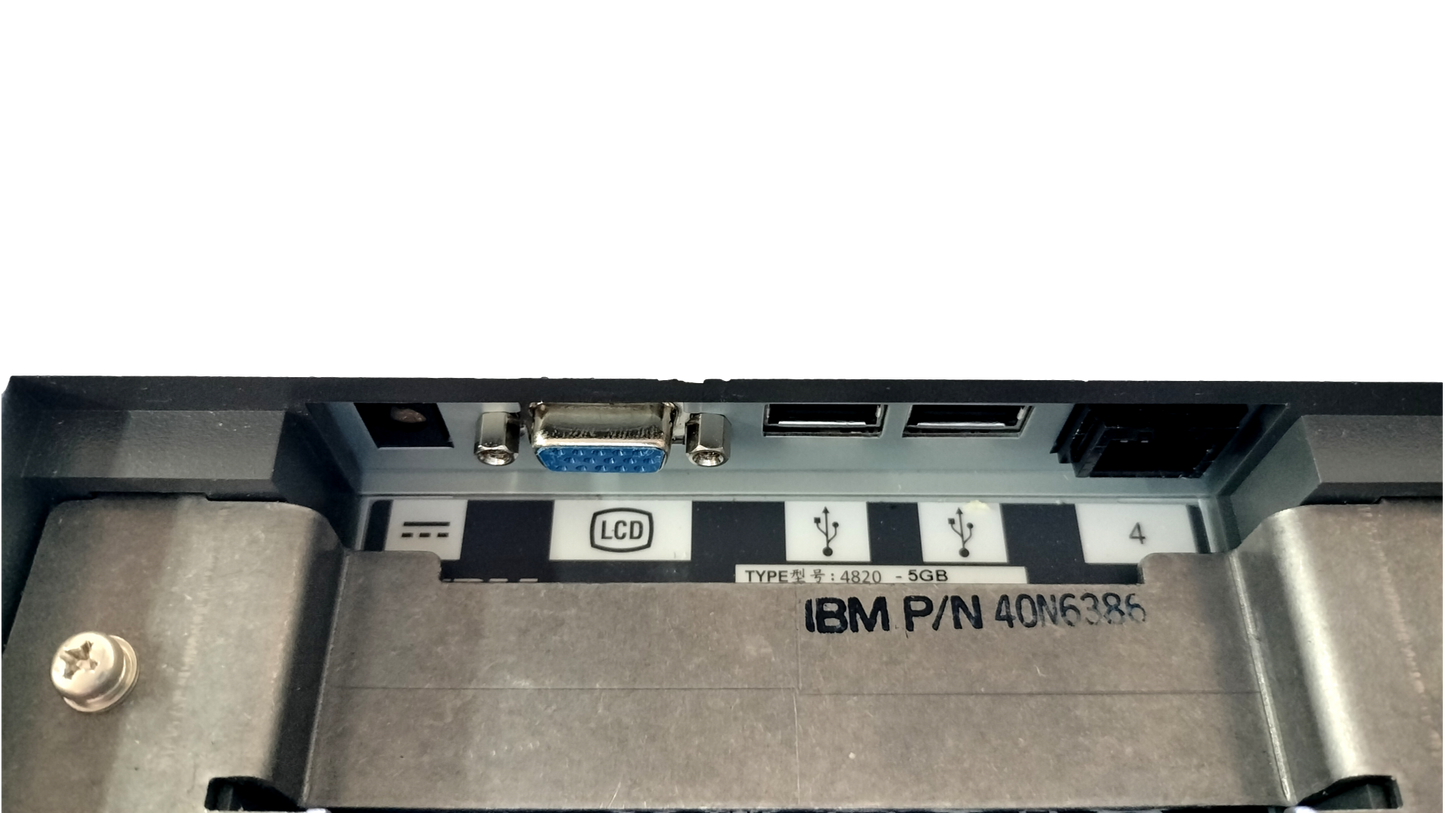 IBM 4820-5GB 12" LCD Display With Cables