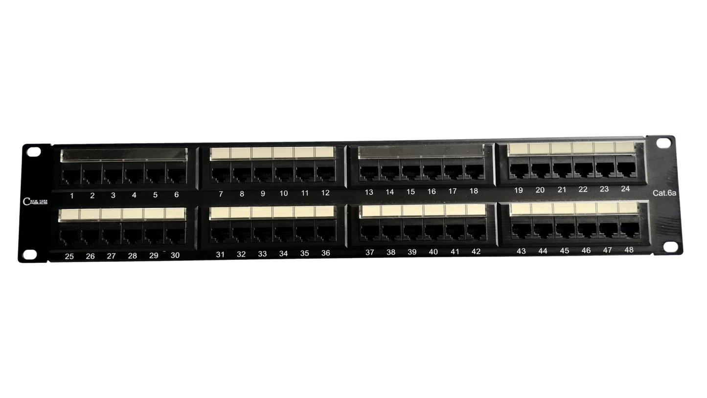 Cables New York Cat.6a 48 Port Patch Panel