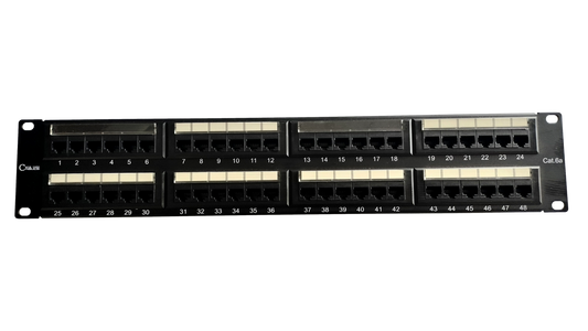 Cables New York Cat.6a 48 Port Patch Panel