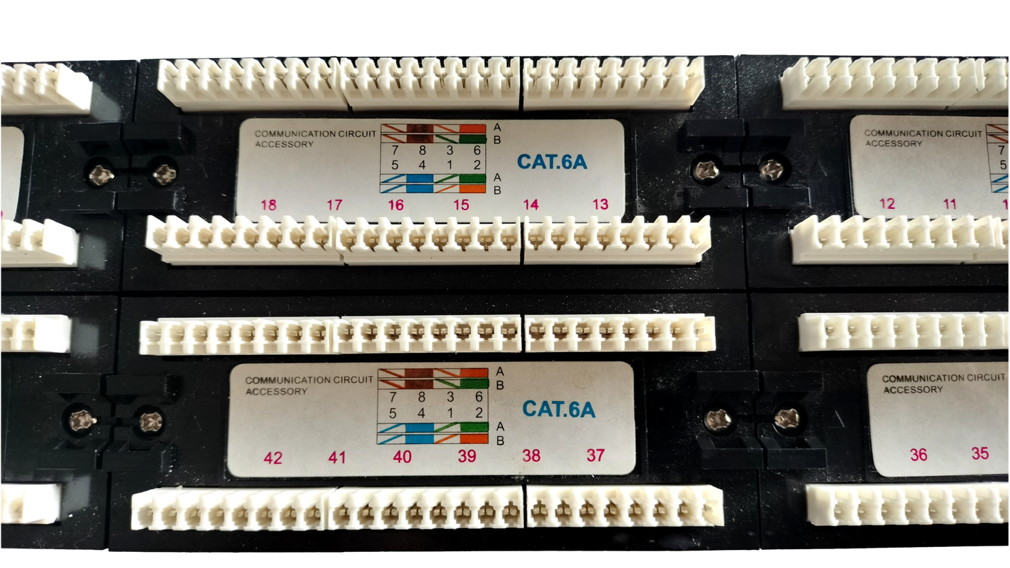 Cables New York Cat.6a 48 Port Patch Panel