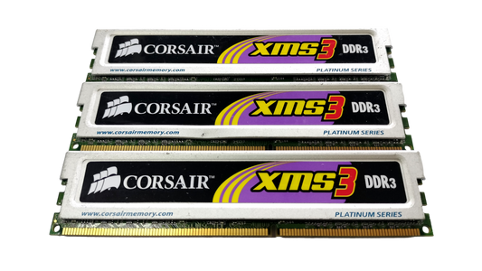 Corsair 2 GB SDRAM DDR3 1333 MHz SDRAM Memory TR3X6G1333C9