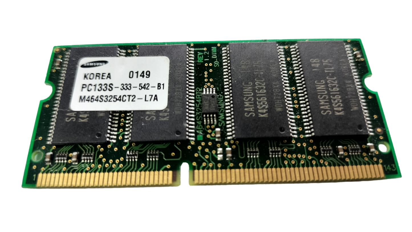 Samsung M464S3254CT2-L7A, 256MB PC133S 133MHz 144-Pin SODIMM