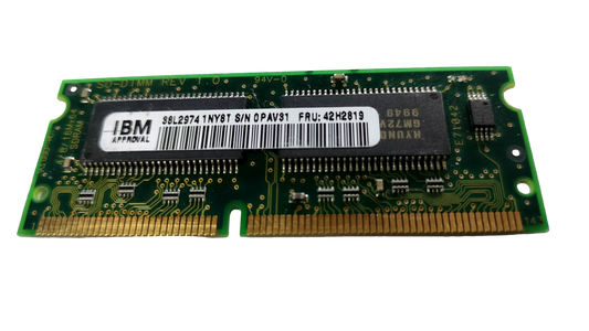 IBM 32MB EDO 66Mhz LAPTOP SO-DIMM MEMORY FRU# 42H2819