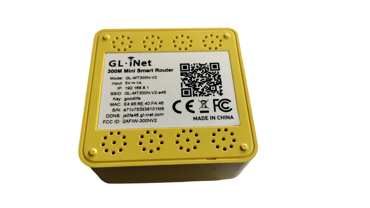 GL.iNet GL-MT300N-V2 (Mango) Portable Mini Travel Wireless Pocket VPN Router