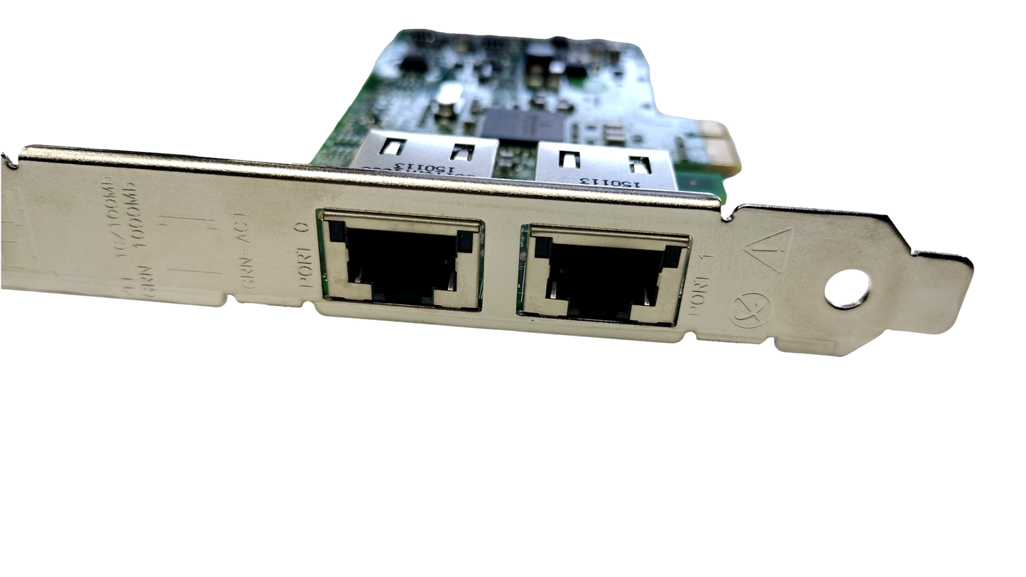 Dell Broadcom 5720 2Port 1Gbps PCIe Ethernet Adapter Card 0FCGN