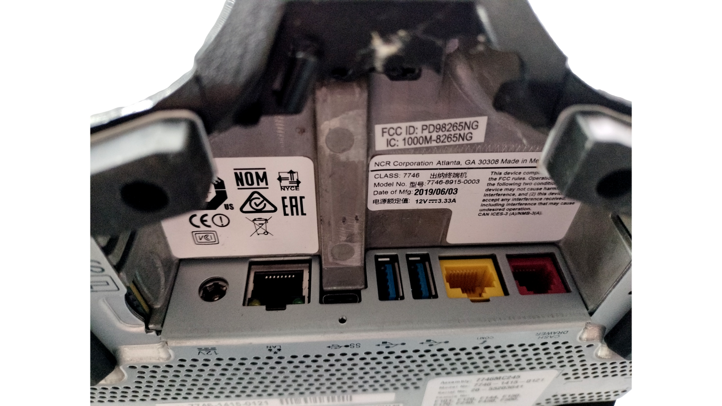 NCR PX10 Advanced POS Terminal 7746-1415-0121 15" Touch LCD Win 10