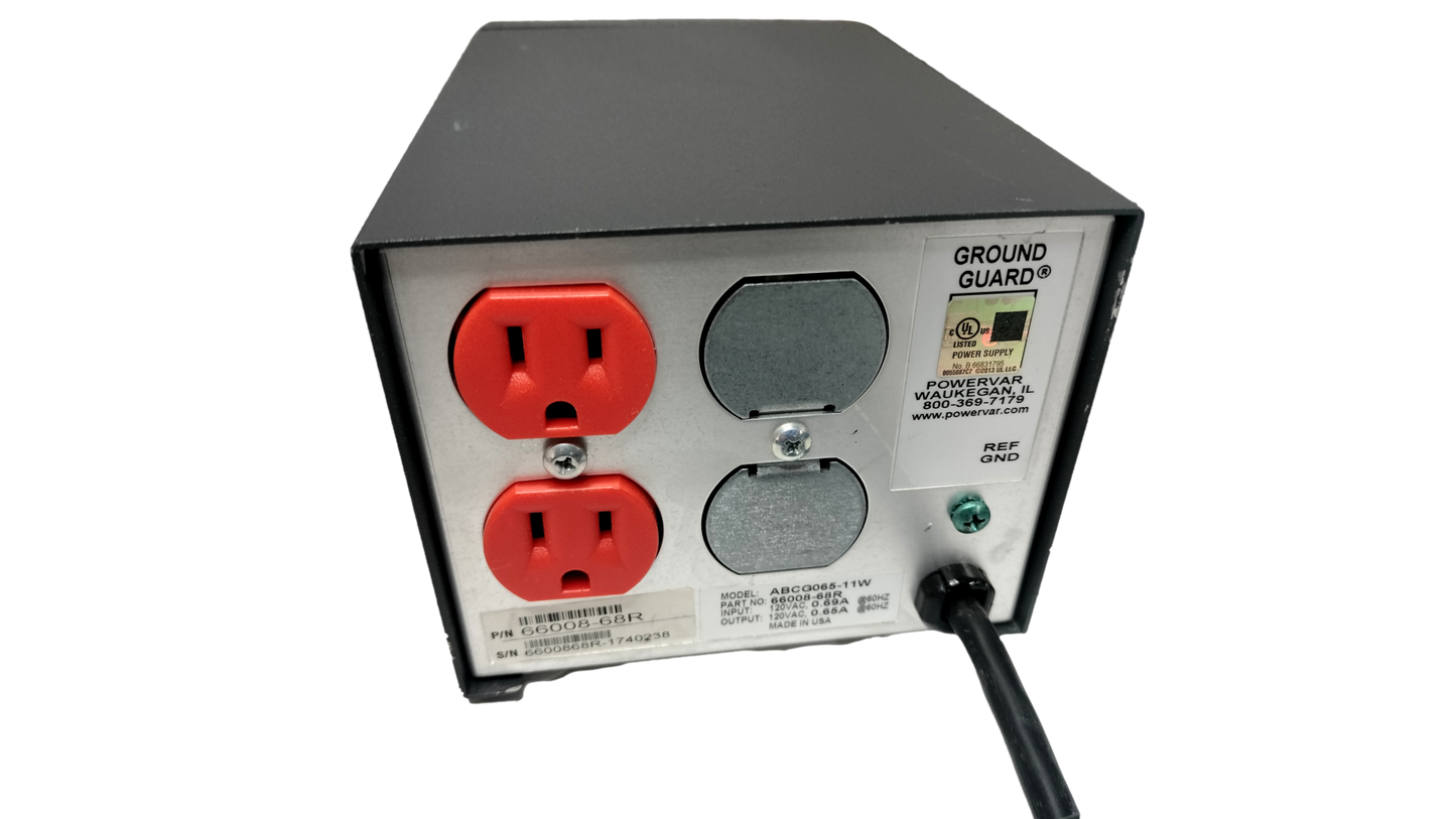 POWERVAR ABCG065-11W 66008-68R Ground Guard Power Conditioner