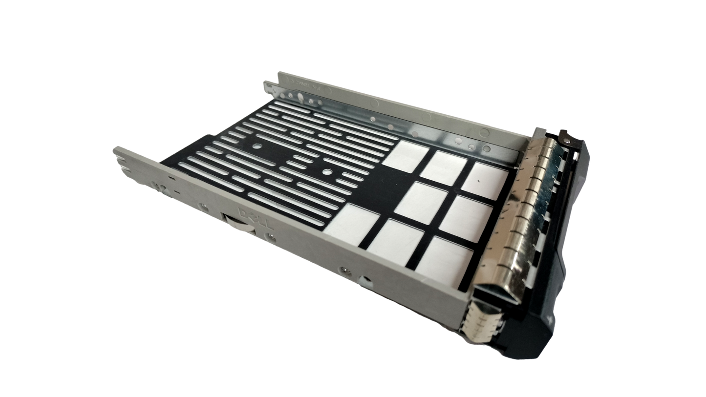 Lot of 4 Dell PowerEdge 3.5" SAS Hard Drive Caddies 0KG1CH 0X968D 0F238F
