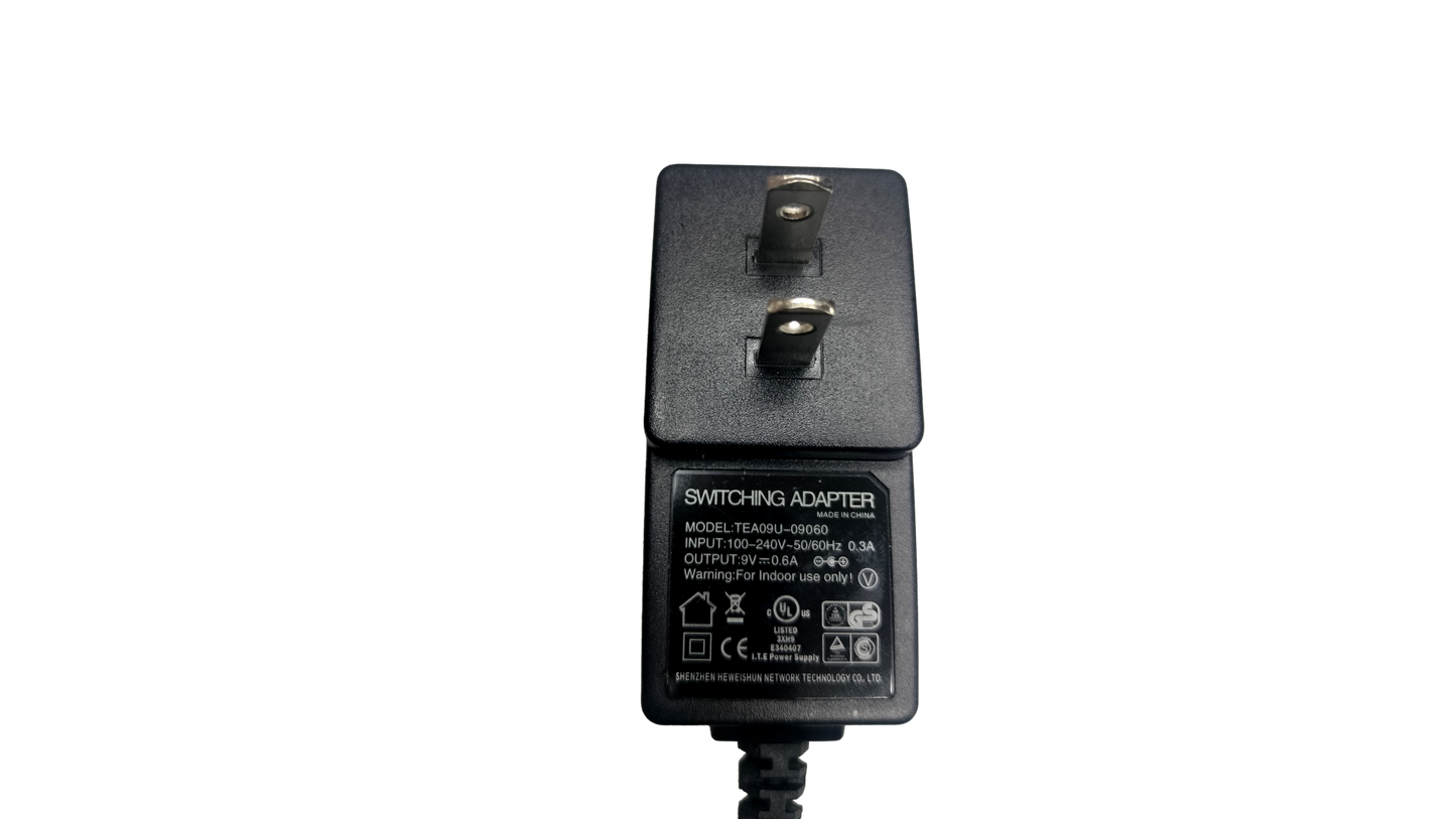 Shenzhen Heweishun Model: TEA09U-09060 9V - 0.6mA Switching Adapter