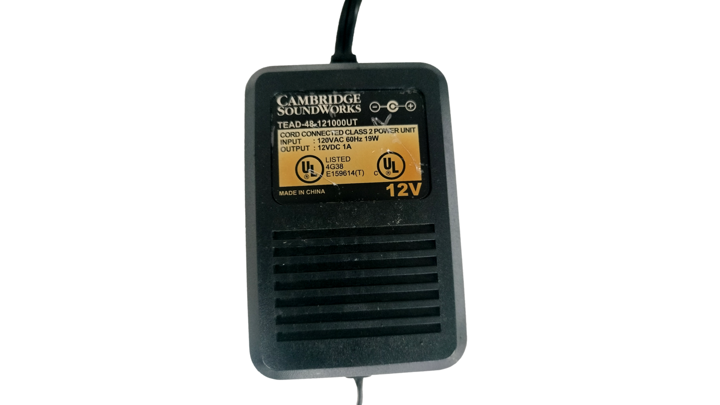 Genuine Cambridge Soundworks TEAD-48-121000UT 12V 1A Class 2 Power Supply