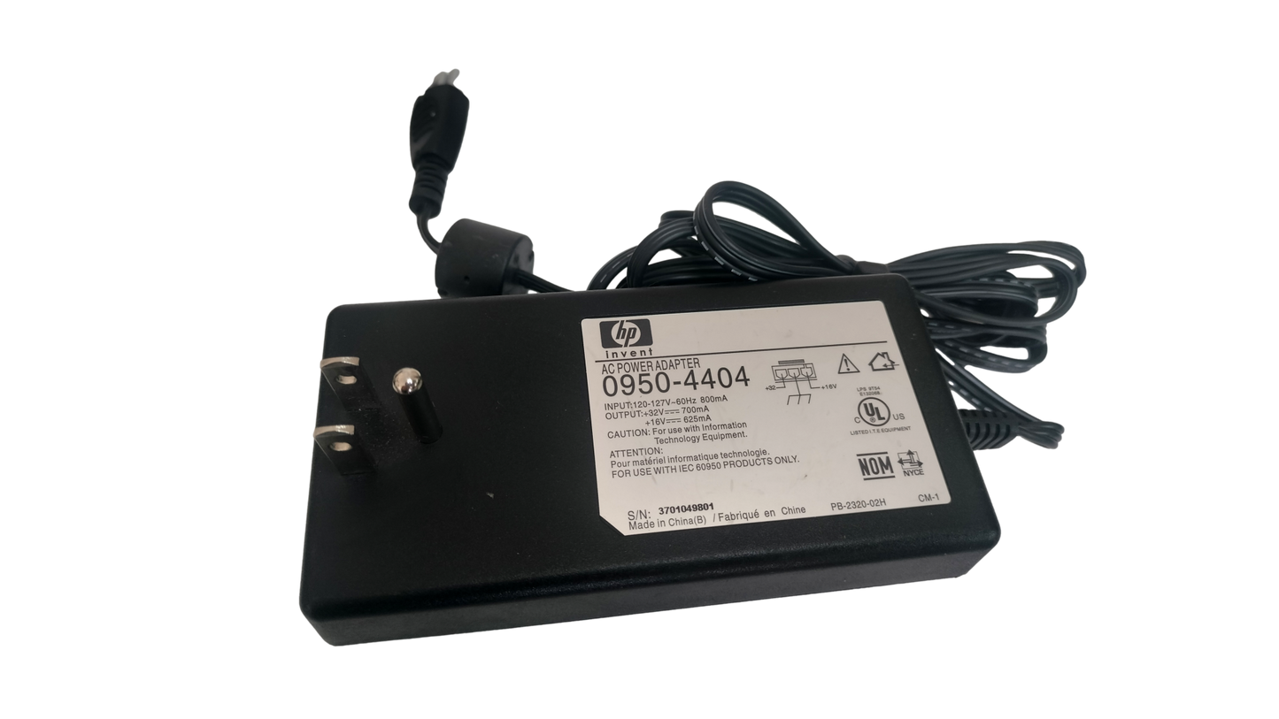 Genuine HP 0950-4404 16v  - 32v 625mA OfficeJet Deskjet Printer Power Cord
