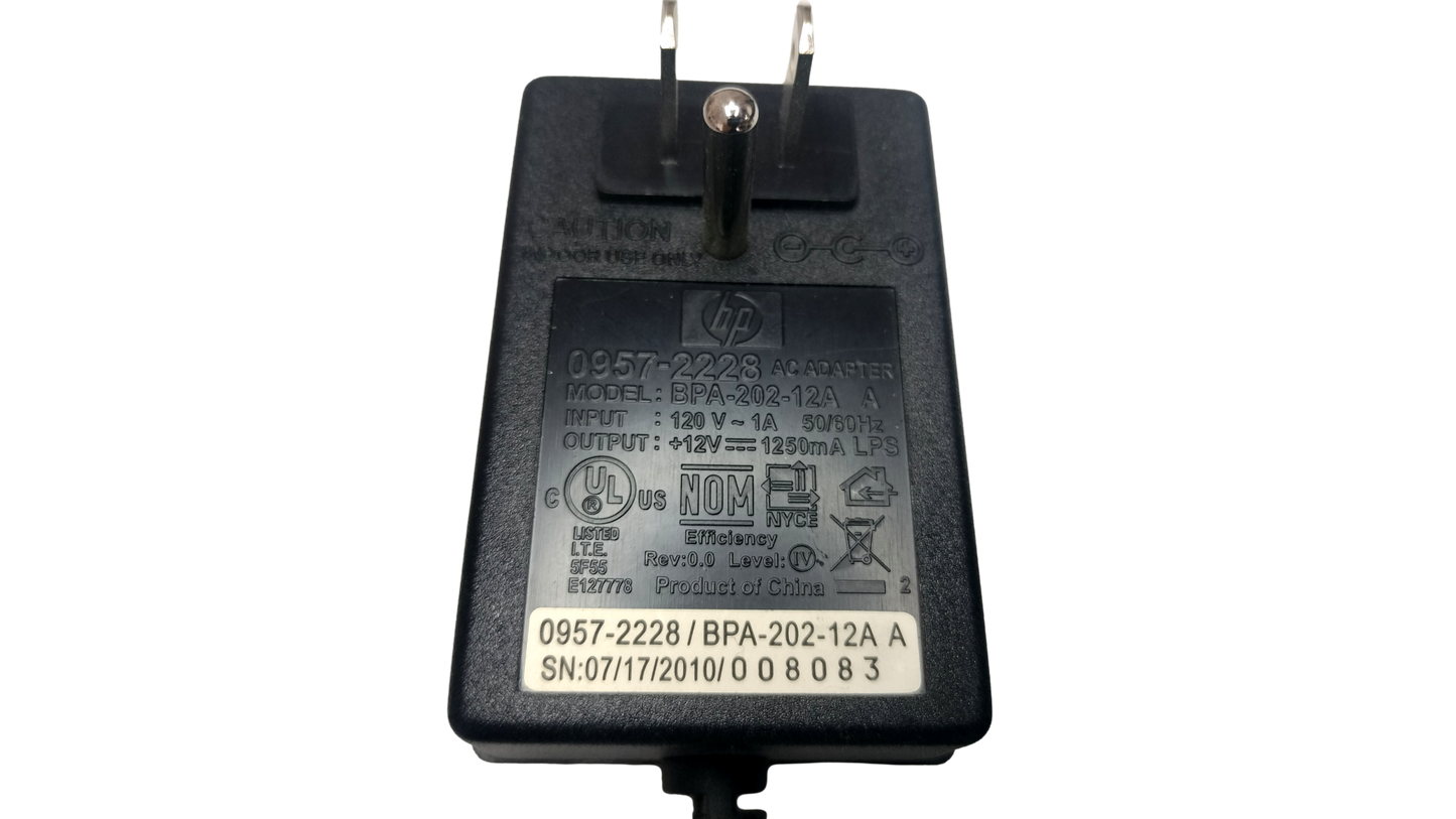 Genuine HP 0950-2228 12v 1.25a Hewlett Packard AC DC Power Adapter Charger