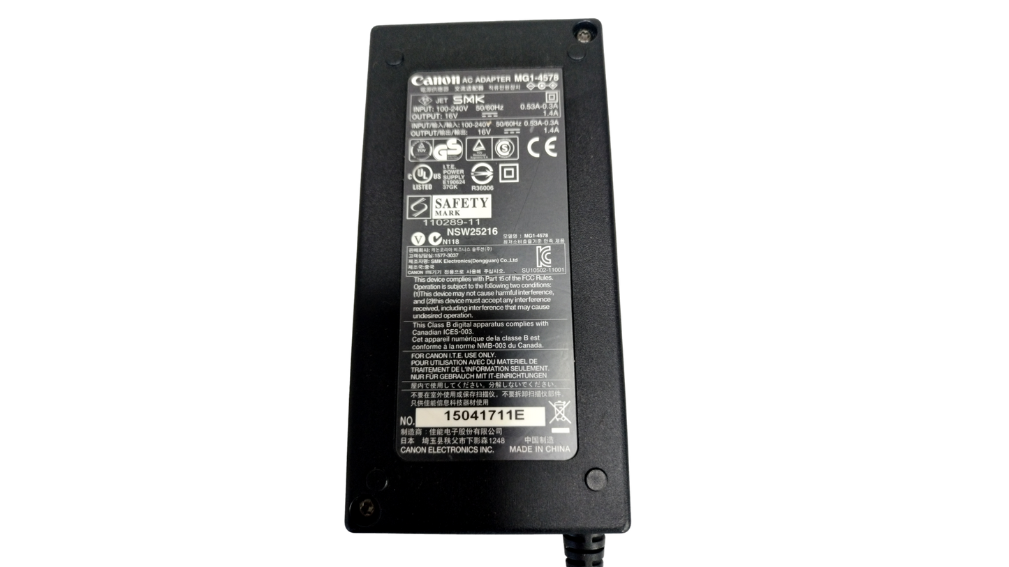 Genuine Canon MG1-4578 16v 1.4a AC Adapter w/ Power Cable