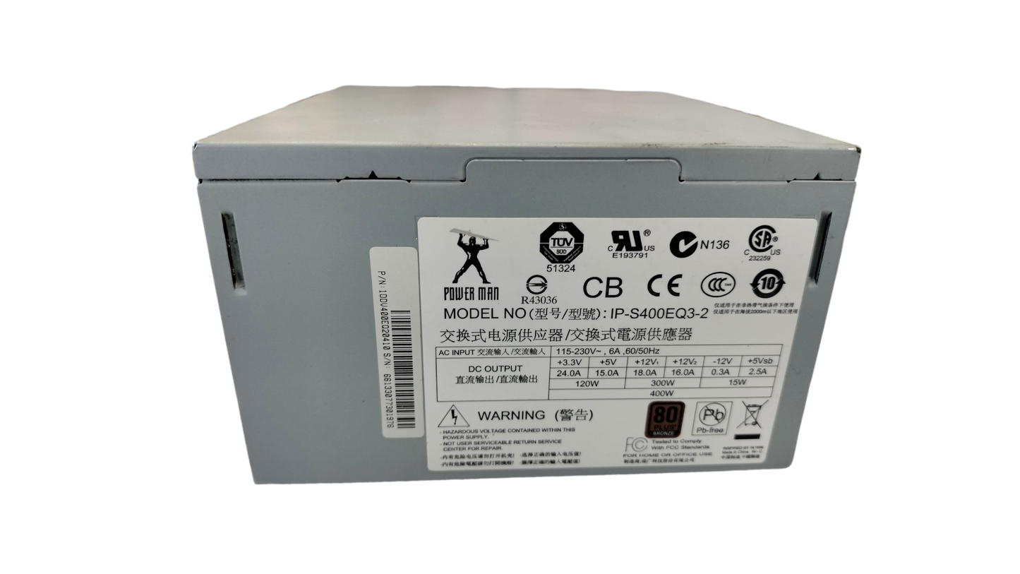 POWER MAN 400W Power Supply IP-S400EQ3-2 80+ Bronze Rated