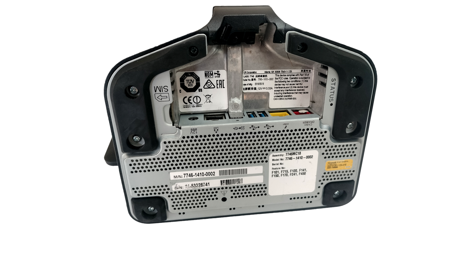 NCR PX10 64GB Advanced POS Terminal 7746-1410-0050 Touch LCD No OS