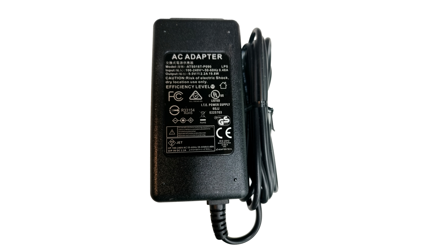 New TECH ATS018T-W120U  120-240 VAC IN 12VDC 1.6A AC ADAPTER