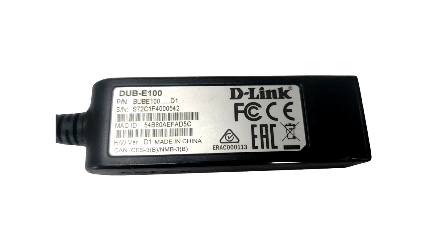 D-Link DUB-E100 USB to 10/100 Mbps Adapter