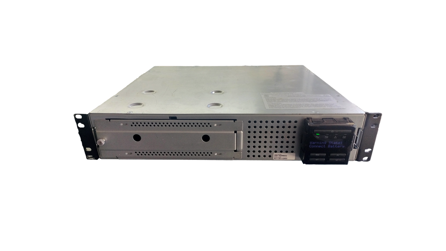 APC SMT750RM2UC Smart Connect UPS, Rack Mount, 120VAC 500W 750VA *NO BATTERY*