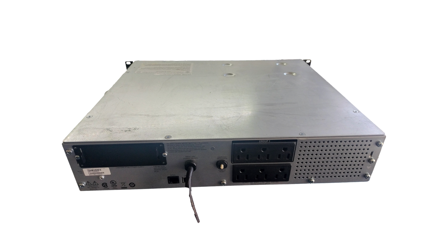 APC SMT750RM2UC Smart Connect UPS, Rack Mount, 120VAC 500W 750VA *NO BATTERY*