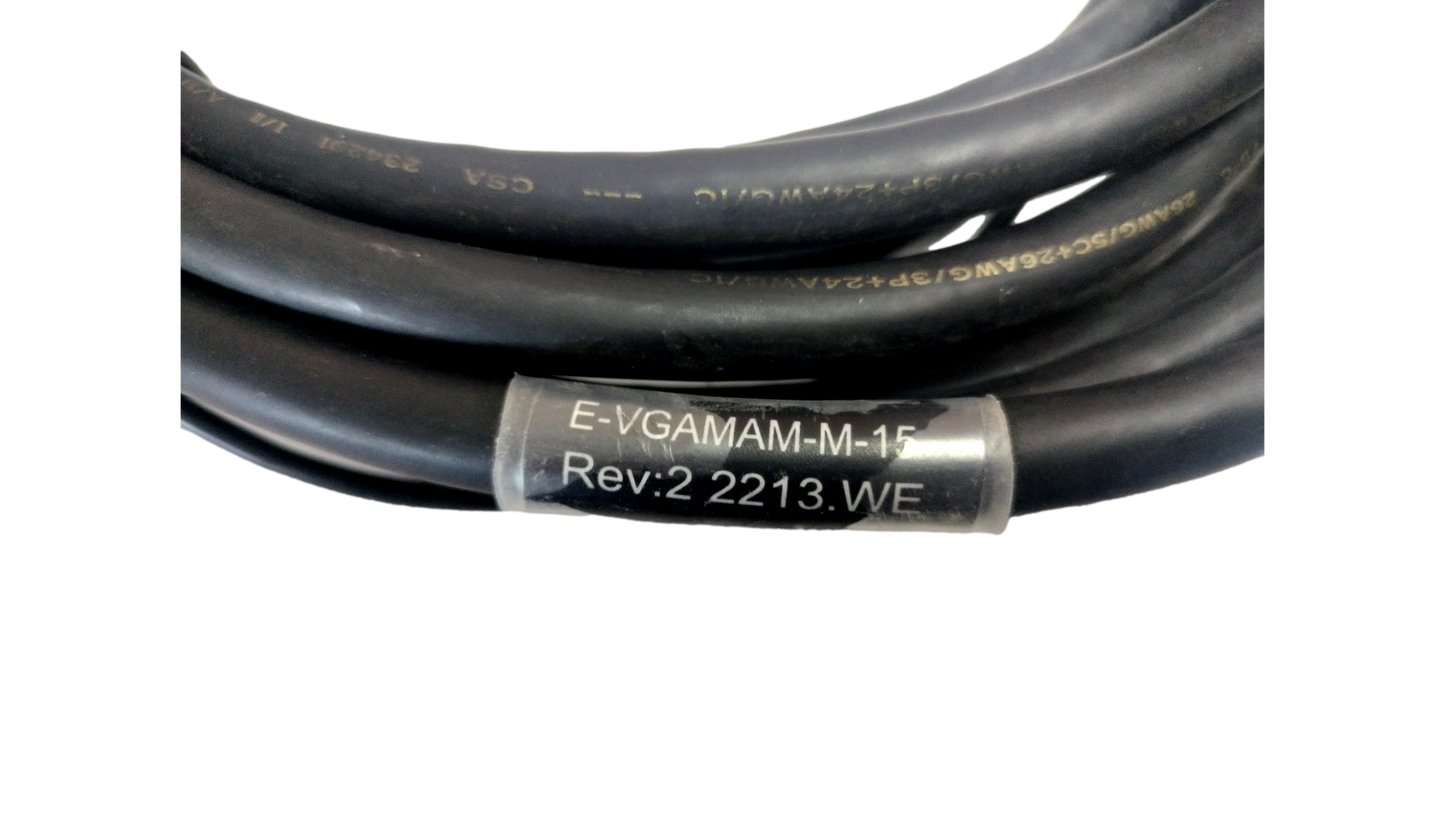 Liberty Cable 15 ft Premium Molded VGA Cable E-VGAMAM-M-15