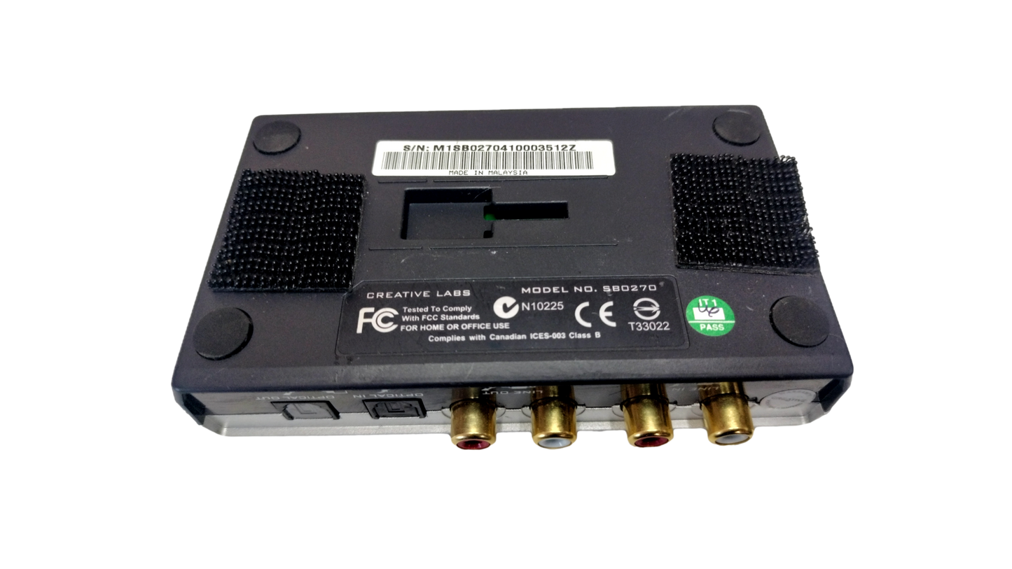 Creative Labs External Sound Blaster Model SB0270 Sound Card