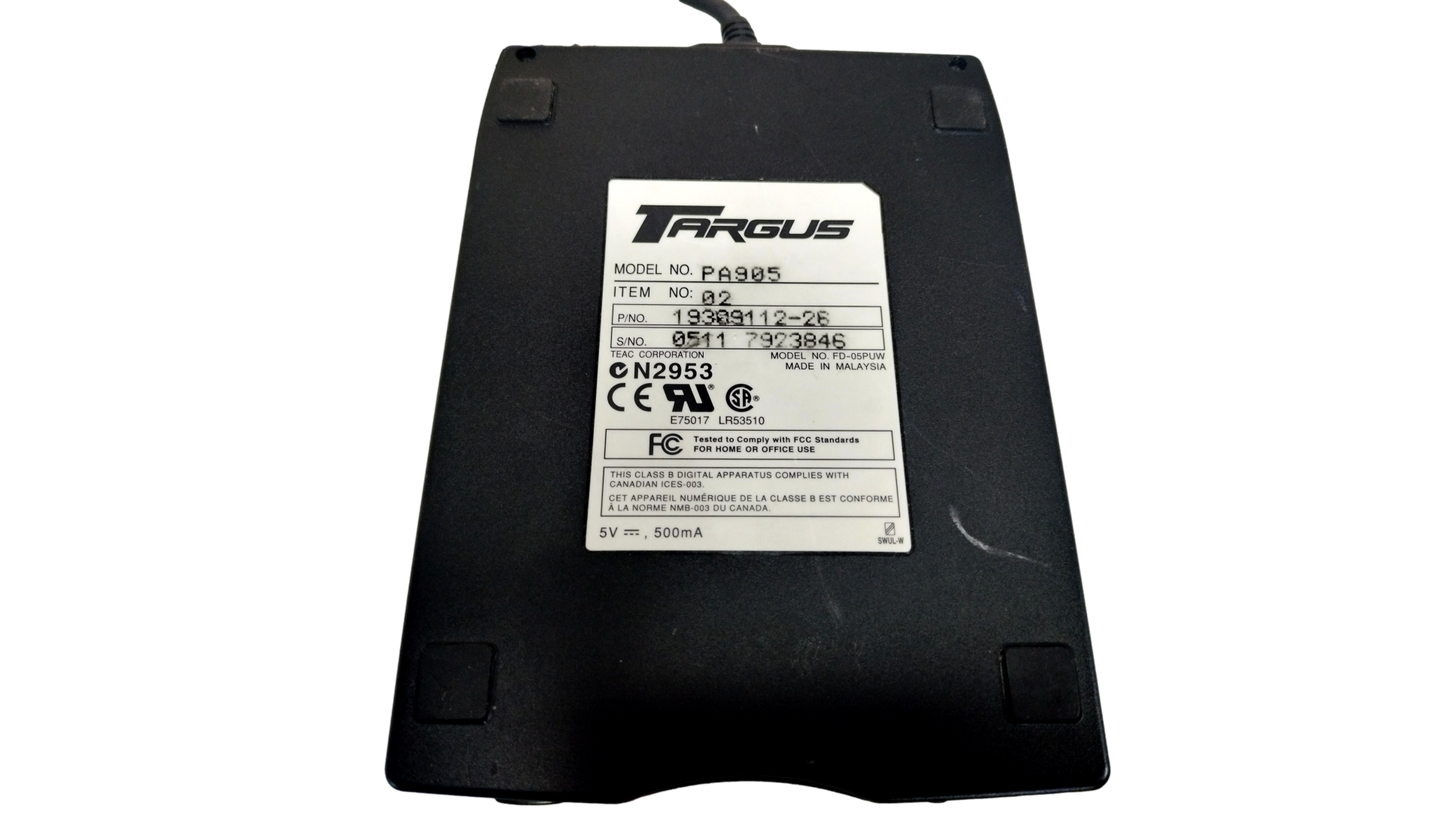 Targus PA905 External USB Floppy Drive