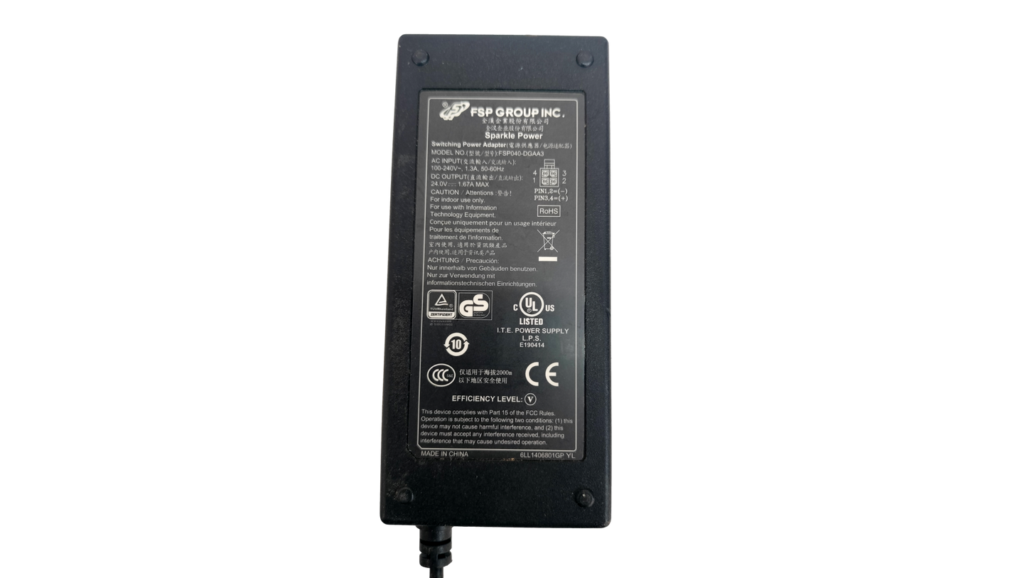 Genuine FSP FSP040-DGAA3 24v 1.67a 4 Pin Switching Power Adapter 006-8623190