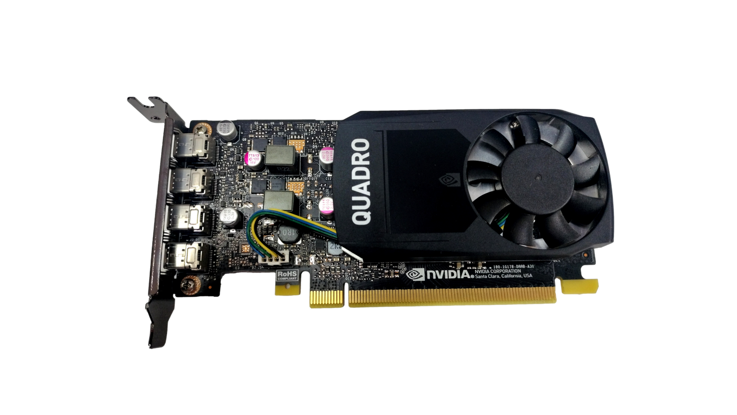 Nvidia Quadro P620 2GB GDDR5 PCIE 4x Mini DisplayPort Low Profile Graphics Card PWF85