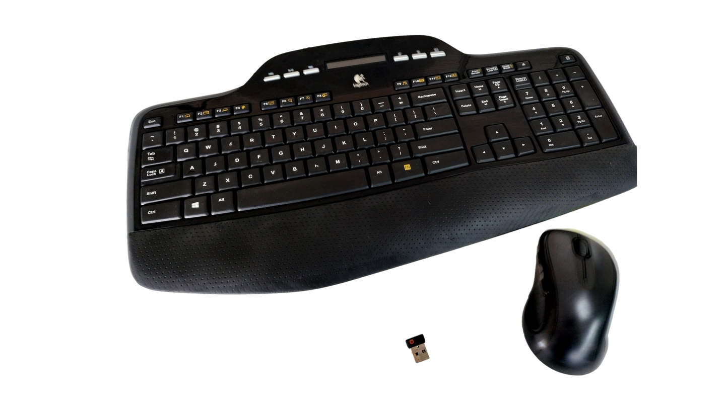 Logitech MK700/MK710 Wireless Keyboard W/ Dongle Receiver USB M510 Mouse