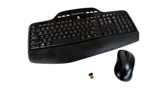 Logitech MK700/MK710 Wireless Keyboard W/ Dongle Receiver USB M510 Mouse