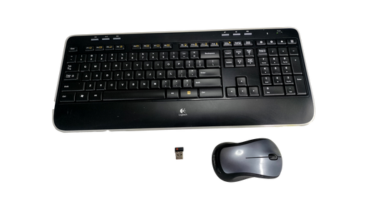 Logitech K520 Wireless Keyboard W/ Dongle Receiver USB M310 Mouse