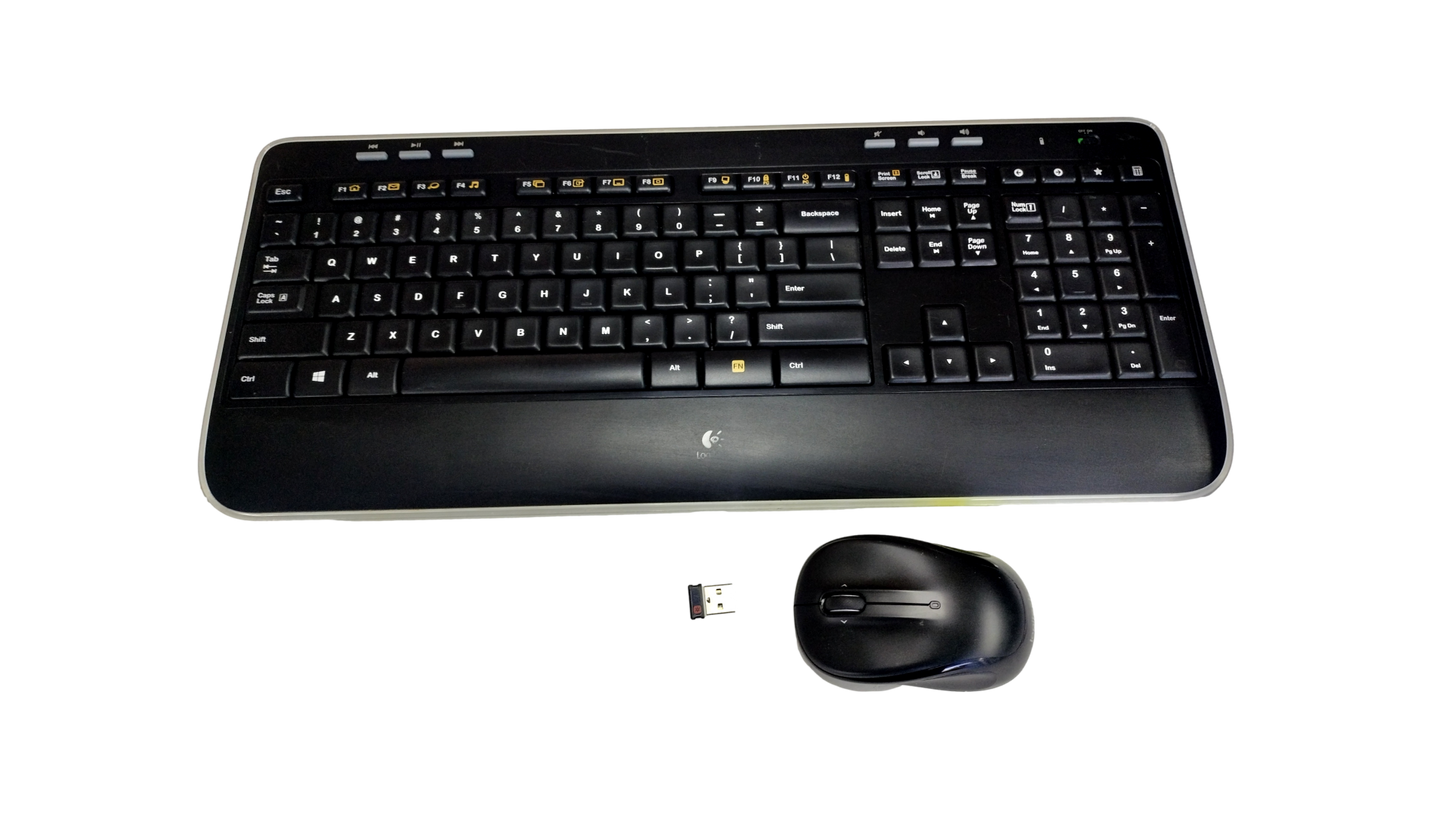 Logitech K520 Wireless Keyboard W/ Dongle Receiver USB M325 Mouse