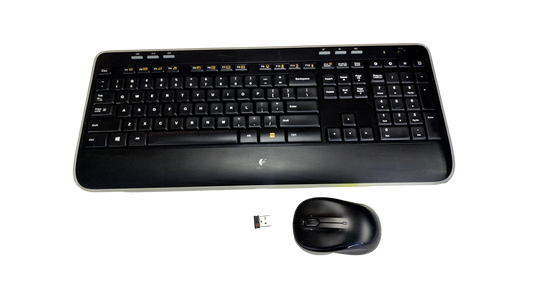 Logitech K520 Wireless Keyboard W/ Dongle Receiver USB M325 Mouse