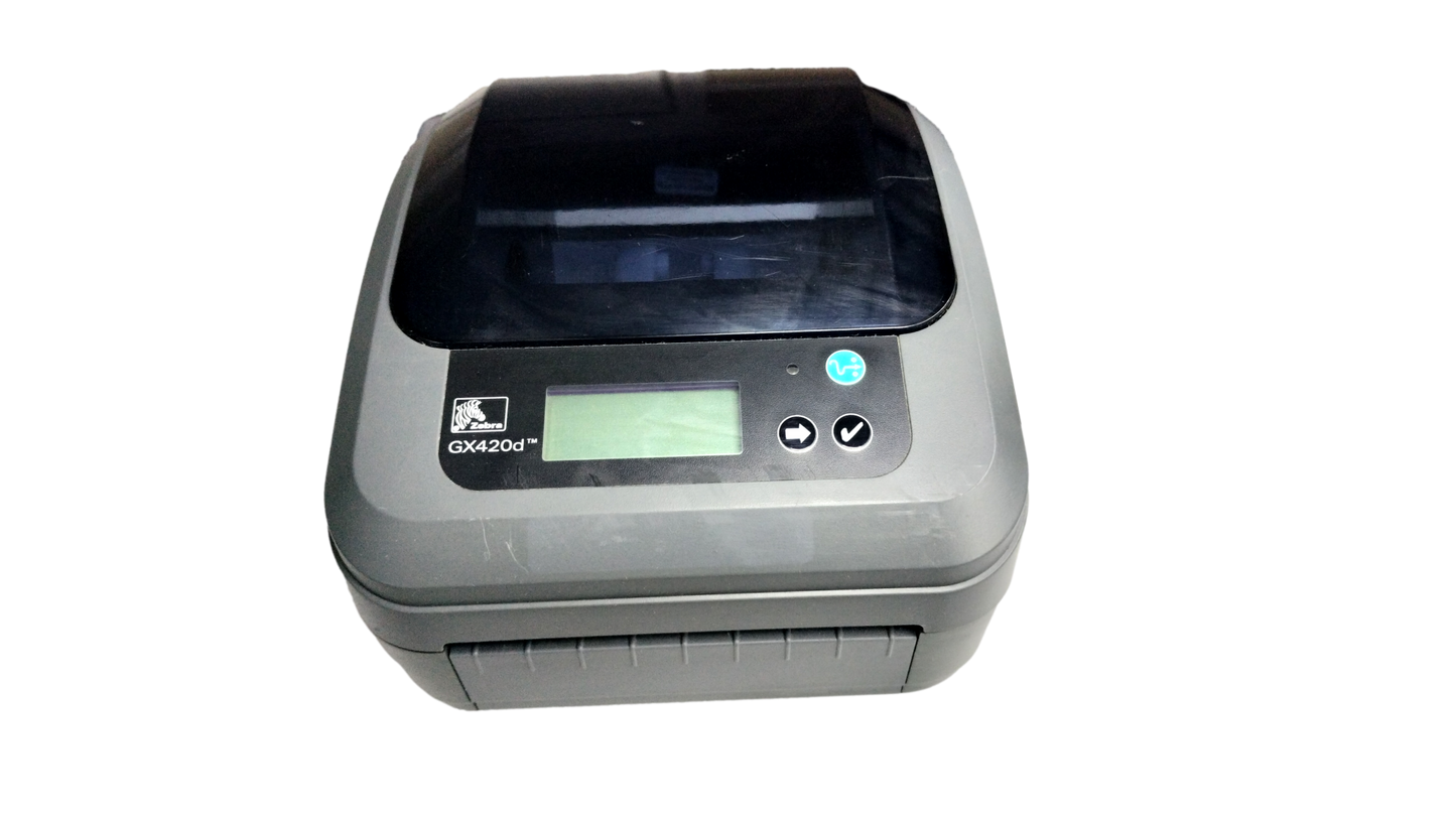 Zebra GX420d Direct Thermal Barcode Label Printer Dispenser USB Serial Etherne