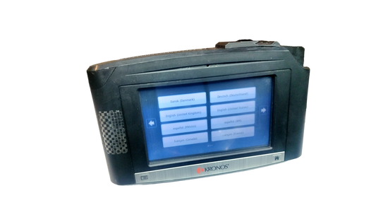 Kronos Intouch 9000 Time Clock with TouchScreen Barcode 8609000-028