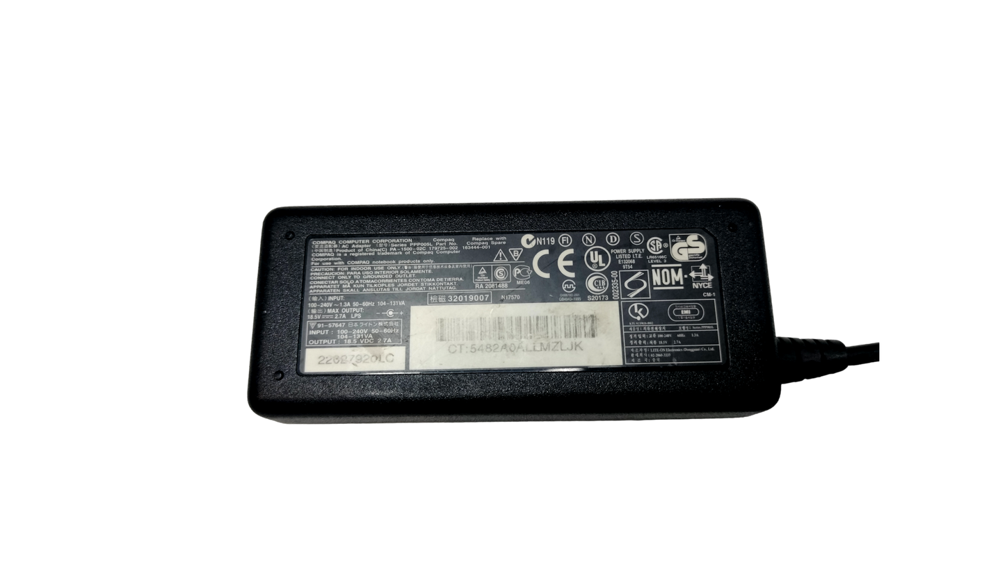 Compaq 18.5V 2.7A AC Adapter 159224-001 163444-001
