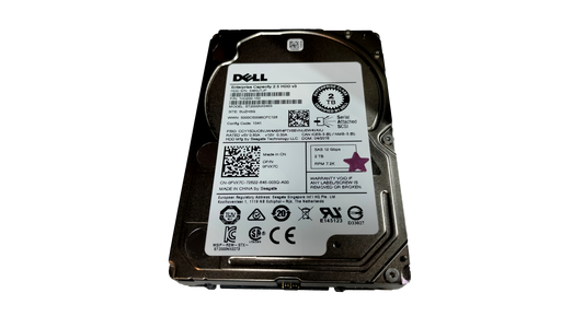 Dell ST2000NX0433 2TB 2.5" 12Gbps 128MB 7.2K RPM SAS Drive 0FVX7C