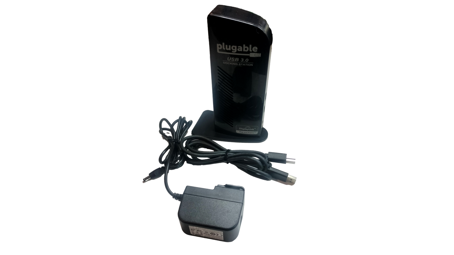 Plugable USB 3.0 Universal Laptop Docking Station Dual Monitor / Windows UD-3900