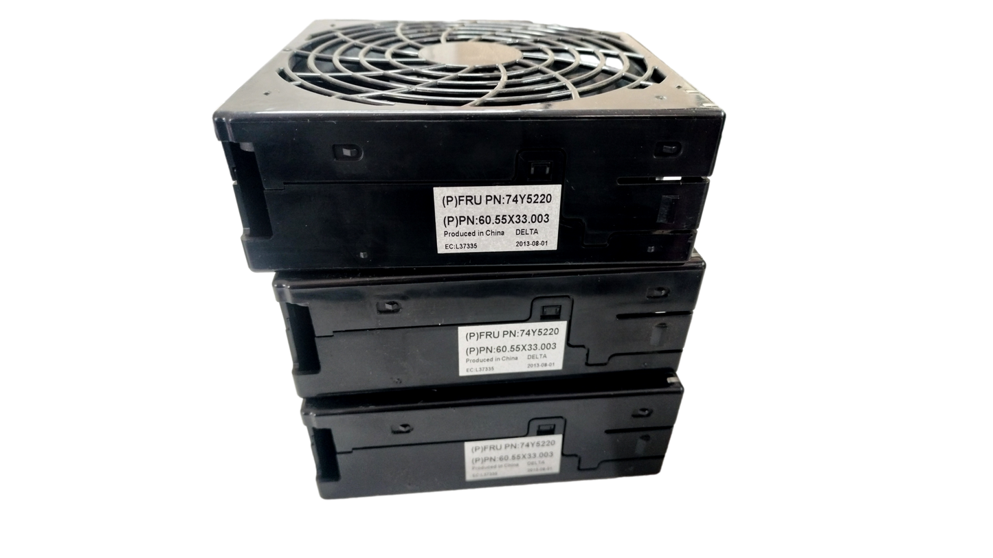 3x IBM Power7 P720 P740 120MM Server Cooling FAN 60.55X33.003 74Y5220