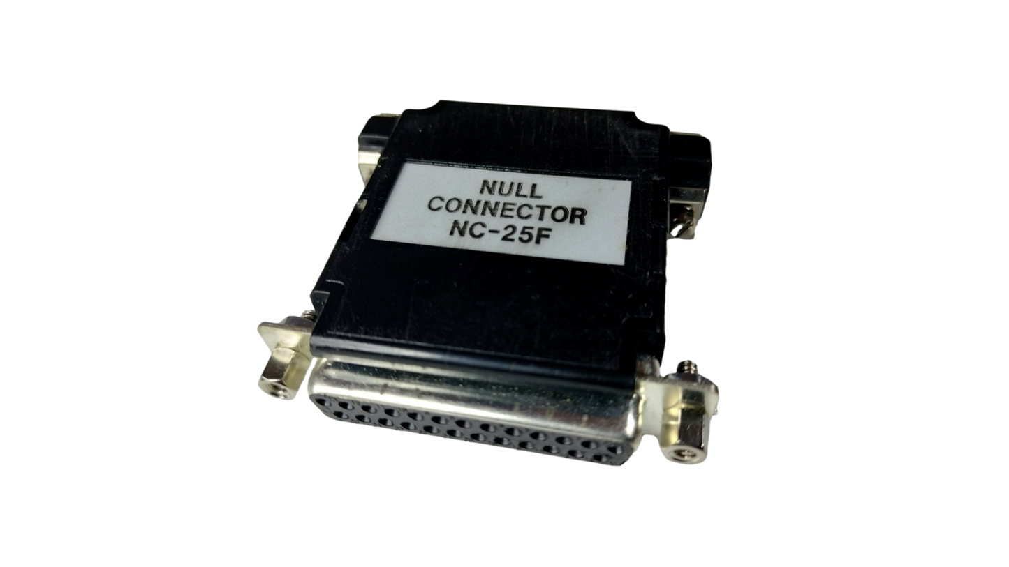 Dual DB25 Female Null Connector NC-25F