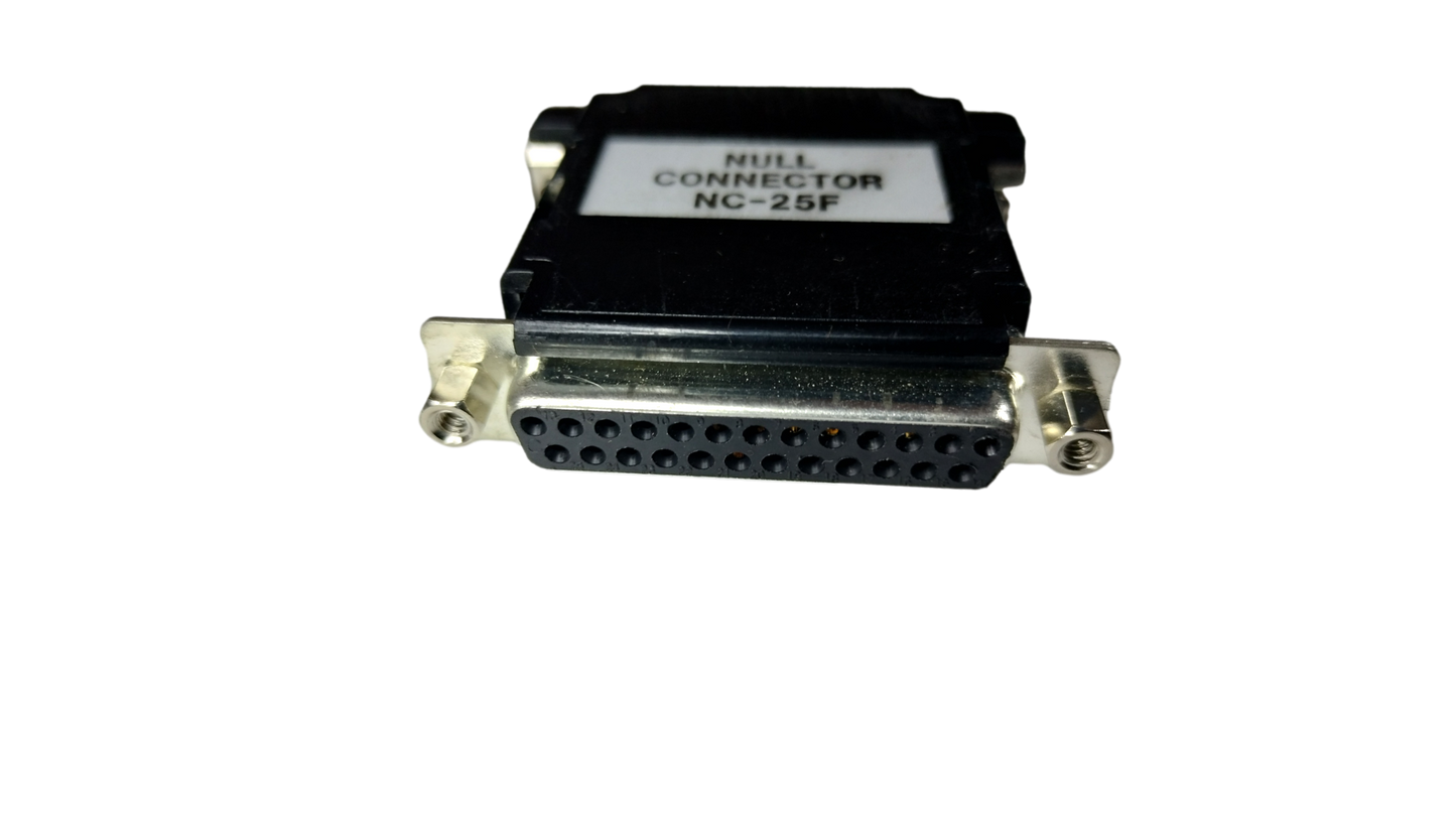 Dual DB25 Female Null Connector NC-25F