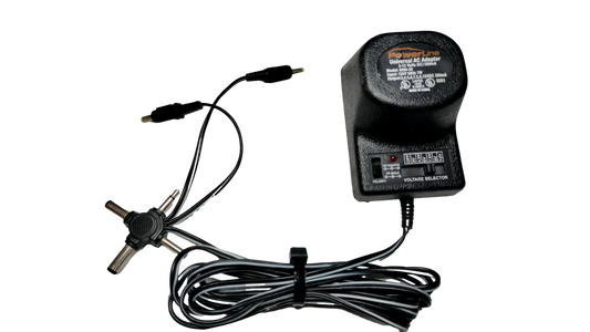 Powerline Universal AC Adapter Voltage Selector from 3 VDC -12 VDC Model 0900-38