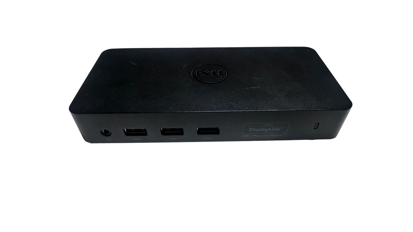 Dell D3100 USB 3.0 Ultra HD/4K Triple Display Docking Station  65.0W AC Adapter