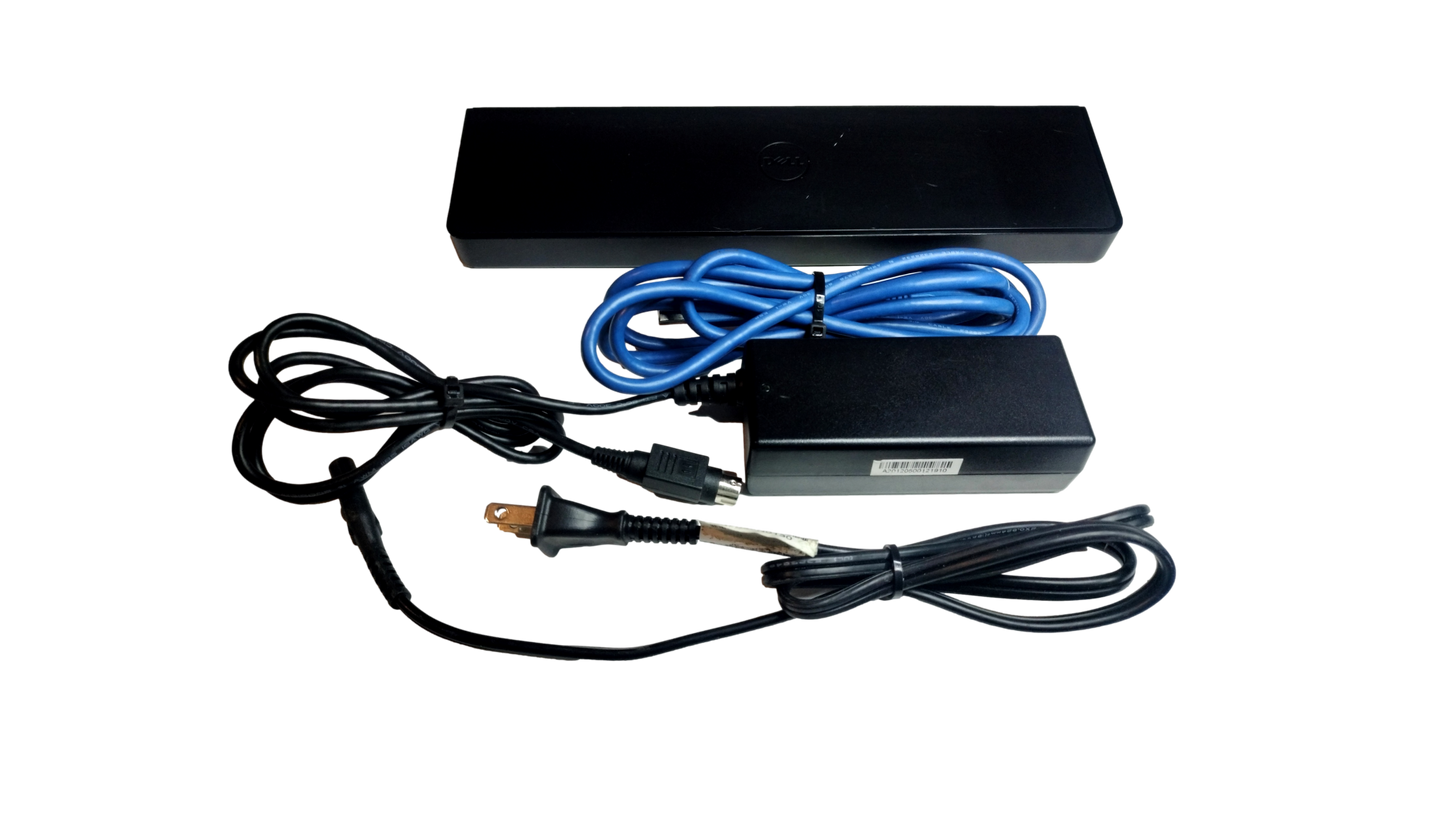 Dell D3000 DisplayLink USB 3.0 Ultra HD Docking Station With Cables J22N2