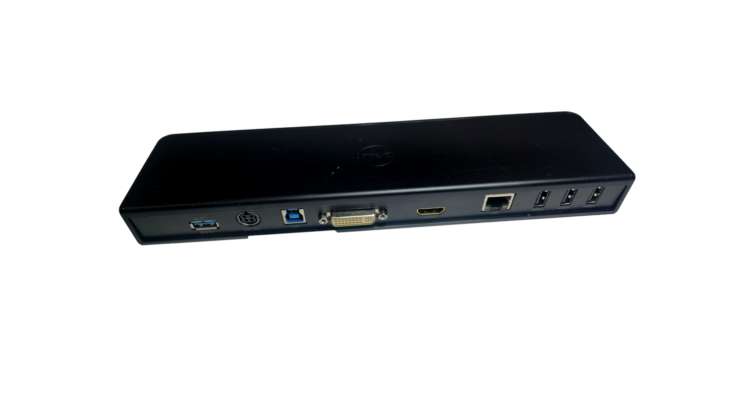 Dell D3000 DisplayLink USB 3.0 Ultra HD Docking Station With Cables J22N2