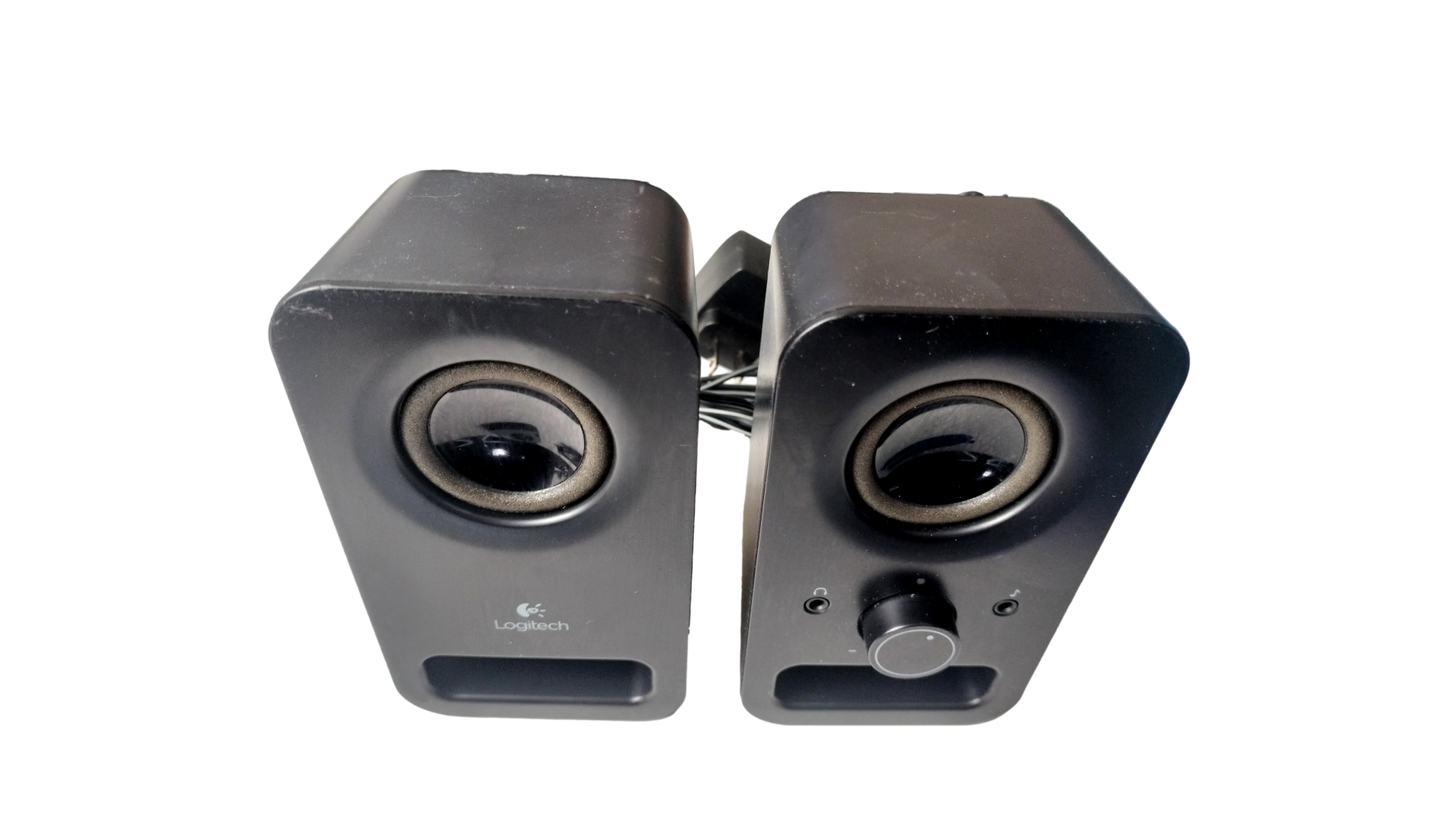 Logitech Z150 Black Wired Computer Speakers Set Pair S-00134 800-000415