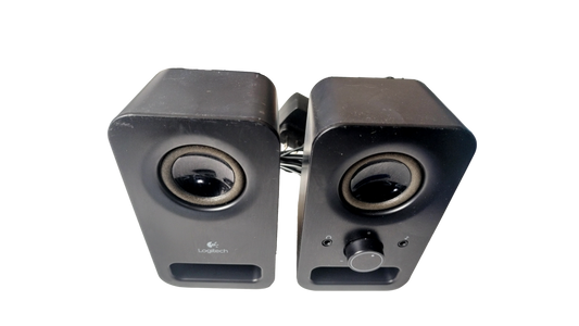 Logitech Z150 Black Wired Computer Speakers Set Pair S-00134 800-000415