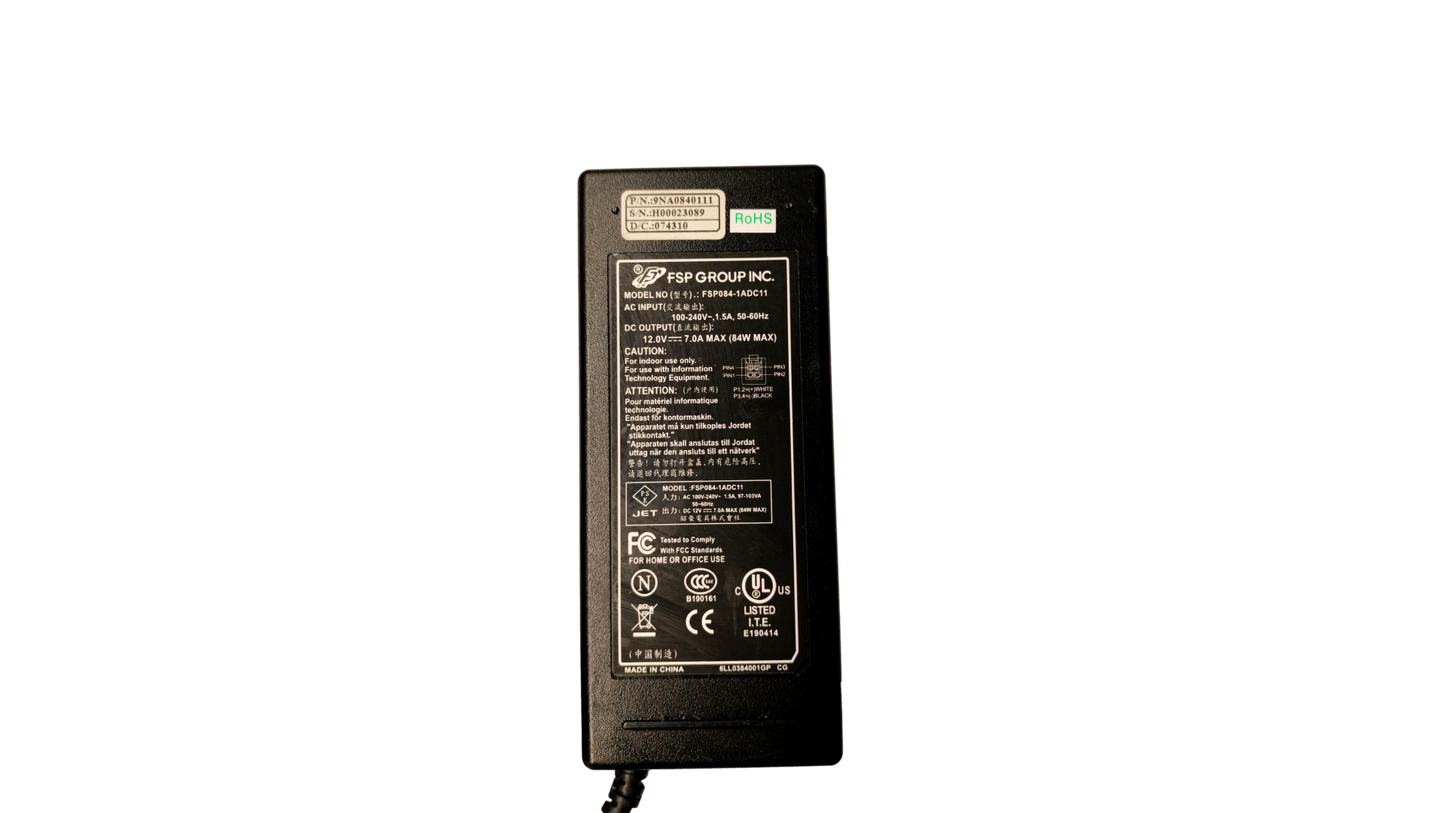 Genuine FSP FSP084-1ADC11 12v 7a 4 Pin Switching Power Adapter