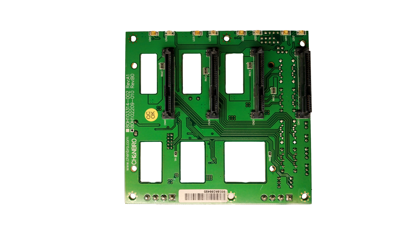 Chenbro 80H102209-010 Server 4-Port SAS/SATA Backplane Board