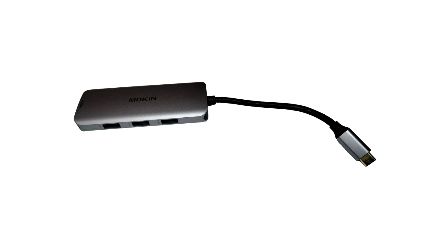 MOKiN MOUC0412 6 IN 1 USB C to Dual HDMI Adapter Docking Station